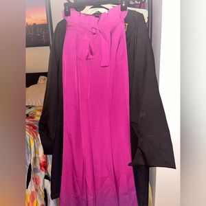 NWOT Express Wide Leg Super High Rise Trousers Sz 2